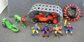 Lot of 8 Vintage HE MAN Toys Figures Vehicles MOTU  