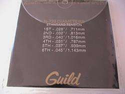 GUILD CLASSICAL GUITAR STRINGS N720 SILVER PLATED/NYLON  