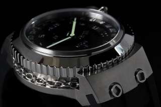   Reserve Russian Diver Swiss Made Quartz GMT Watch 0234 NEW  