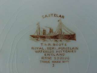 Set 10 T&R BOOTE 1800s DINNER PLATES WATERLOO POTTERIES  