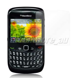 BLING LEATHER CASE COVER FILM BLACKBERRY CURVE 8520 11  