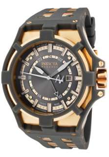 Invicta Mens Reserve 0628 Akula Gray Goldplated Stainless Steel Watch 