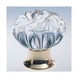  Omnia 4341/30T3 Rose Glass Knob Knob   Transparent 