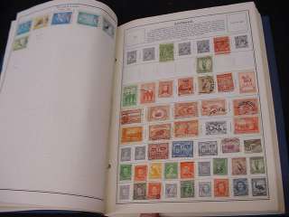 HARRIS STATESMAN ALBUM EARLY MID COLLECTION BETTER STAMPS M+U SETS A Z 