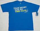 Reebok OUR SPORT HAS NO TIME OUTS Mens Medium T Shirt 2012 WOD 