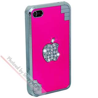 Colors Bling Glitter Crystal Diamond Aluminum Case Cover For Apple 