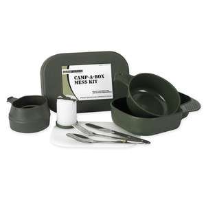 ProForce Camp A Box Mess Kit 21280 Pro Force Olive Plastic Hiking 