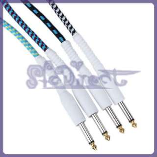 10 Pro Braided Guitar Bass Patch Cable Cord Low Noise  
