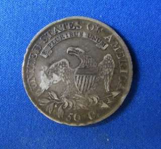 1812 Bust Half Dollar. Counter Stamp H XF condition  