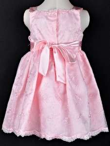 NWT Baby Girl Sizes 12, 18, 24 Months Pink 2 Pc Dress  
