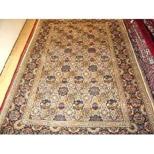  4x7 Hand Knotted Kashan Persian Rug   44x70