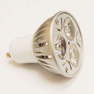 120V 3W GU10 Type LED High Power Day White Lamp Bulb LEGU10120V3DL 2P 