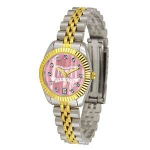 com Troy State Trojans NCAA Mother of Pearl Executive Ladies Watch 