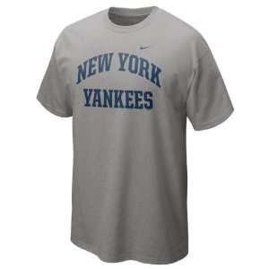  New York Yankees Grey Heather Nike 2012 Arch T Shirt 
