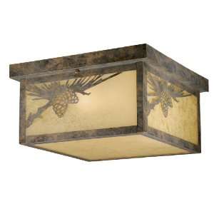 Vaxcel Lighting OF50511OA Olde World Patina Whitebark Rustic / Country 