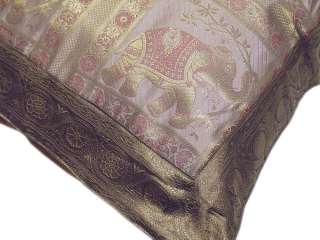 Exquisite Indian Decorative Brocade Silk blend Zari Floor Pillow 