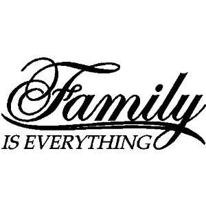  FAMILY IS EVERYTHINGWALL QUOTES SAYINGS WORD LETTERING 