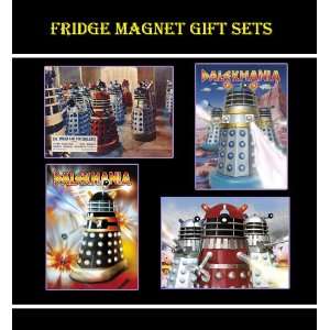  Set of 4 DALEKMANIA Fridge Magnets   DR. WHO Everything 