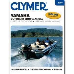  CLYMER YAMAHA 2 STROKE 100 250 HP OB 1999 2002 Sports 