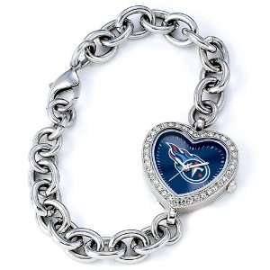  Ladies NFL Tennessee Titans Heart Watch Jewelry