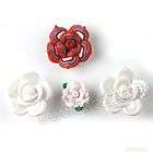 Polymer Clay Flowers Cupcake Charms Beads Swarovski  