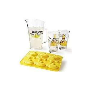 The Beatles Yellow Submarine Gift Pack Pitcher, 2 Glasses & Ice Cube 