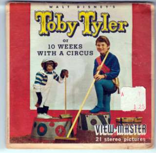 VIEW MASTER FACTORY SEALED   B 476   S5   TOBY TYLER or 10 WEEKS WITH 