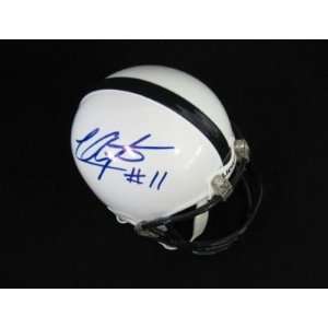  Lavar Arrington Autographed Mini Helmet   Penn State PSA 
