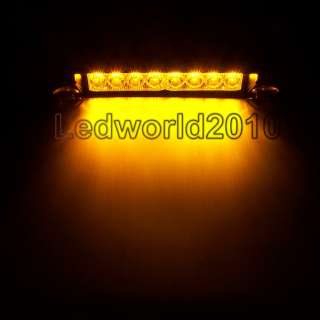 LED Strobe Flashing Deck Dash Warning Light Amber  