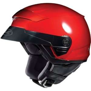   Open Face Motorcycle Helmet Candy Red XXS 2XS 0822 0121 02 Automotive