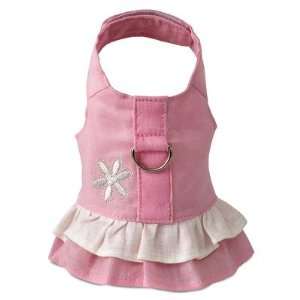   Harness in Pink with Flowers Size See Chart Below XXS
