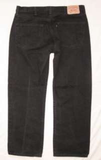 Mens 36x30 Levis 501 black button fly jeans (tag  40x32)  