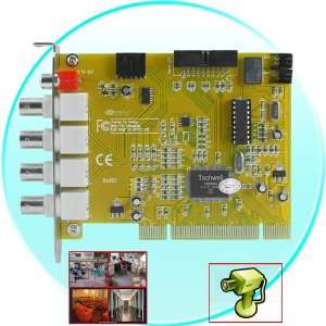  2 CH Real Time Video + 1 CH Audio DVR Card   Motion 