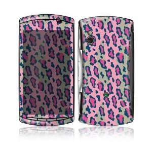  Sony Ericsson Xperia Play Decal Skin   Pink Leopard 