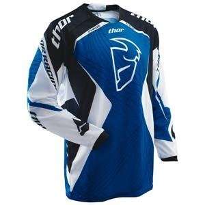  Thor Motocross Phase Spiral Jersey   3X Large/Blue 