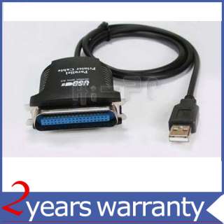 36 pin USB Parallel IEEE 1284 Printer Adapter Cable BL  