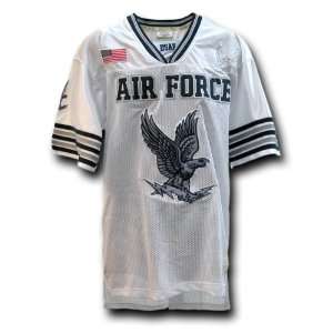  NEW USA Air Force WHITE Military Football Jersey SIZE 
