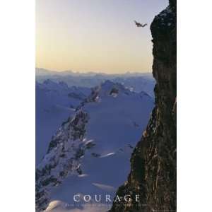 Motivational Posters Courage   Free Falling   91.5x61cm  