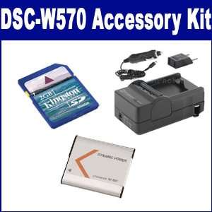  Sony DSC W570 Digital Camera Accessory Kit includes 