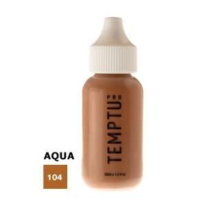   Makeup 1 Ounce Bottle of Mocha (#104) Aqua Airbrush Foundation Makeup