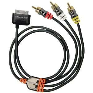  New   Scosche IPAV3 sneakPEEK Audio/Video Cable Adapter 