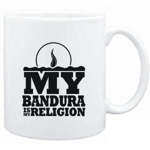  Mug White  my Bandura is my religion Instruments Sports 