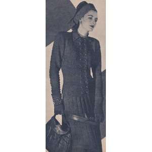  Vintage Knitting PATTERN to make   Suit Dress Jacket Skirt 