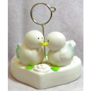  Love Birds Wedding Party Place card Placecard Holders 