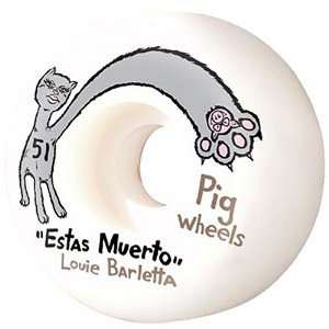  Pig Muerto Barletta Skateboard Wheels (51mm) Sports 