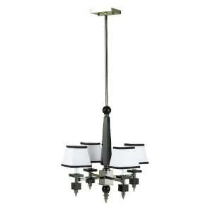 AF Lighting 7202 4H Black Crystal / Black Nickel Cluny Transitional 4 