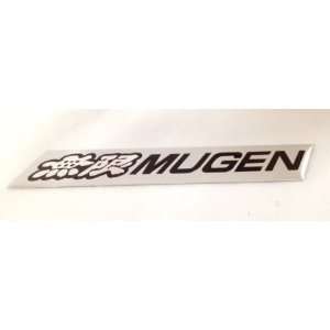   High Quality Aluminum Metal Mugen Emblem   approx 5x0.75 Automotive