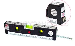 Laser Level Horizontal Vertical Line Measure Measuring Tape 3.28FT