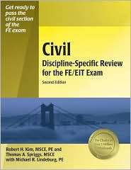   Exam, (1591260647), Robert Kim MSCE, PE, Textbooks   