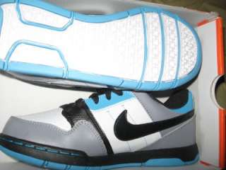Nike Shoes Boys Size 4 Youth Morgan 2 Jr. Turquoise Blues Grays Black 